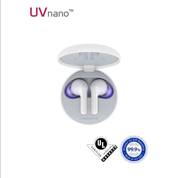 LG UV Nano Wireless Headphone Earbuds - Picture 3 of 8